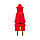 Вилка красная каучуковая прямая 230В 2P+PE 16A IP44 EKF PRO, фото 2