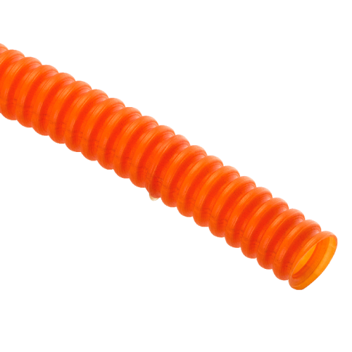Труба гофр. ПНД Plast с зондом d32мм (50м.) оранжевая EKF PROxima