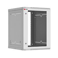 Шкаф телекоммуникационный настенный разборный 15U (600х650) дверь стекло, Astra серия EKF PROxima