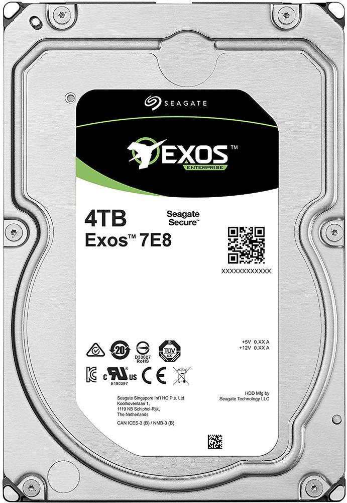 Seagate ST4000NM002A Корпоративный жесткий диск 4Tb Enterprise EXOS 7E8 SATA3 3.5" 256Mb 7200rpm