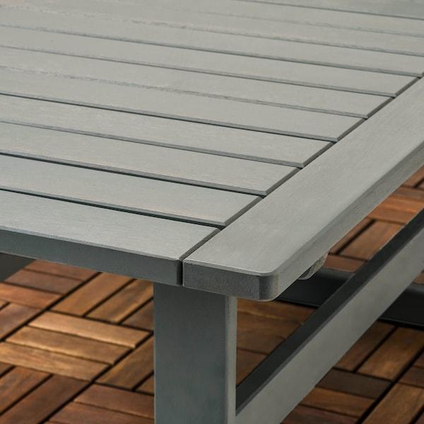 Садовый стол БОНДХОЛЬМЕН серый морилка 111x60 см ИКЕА, IKEA - фото 2 - id-p75271447