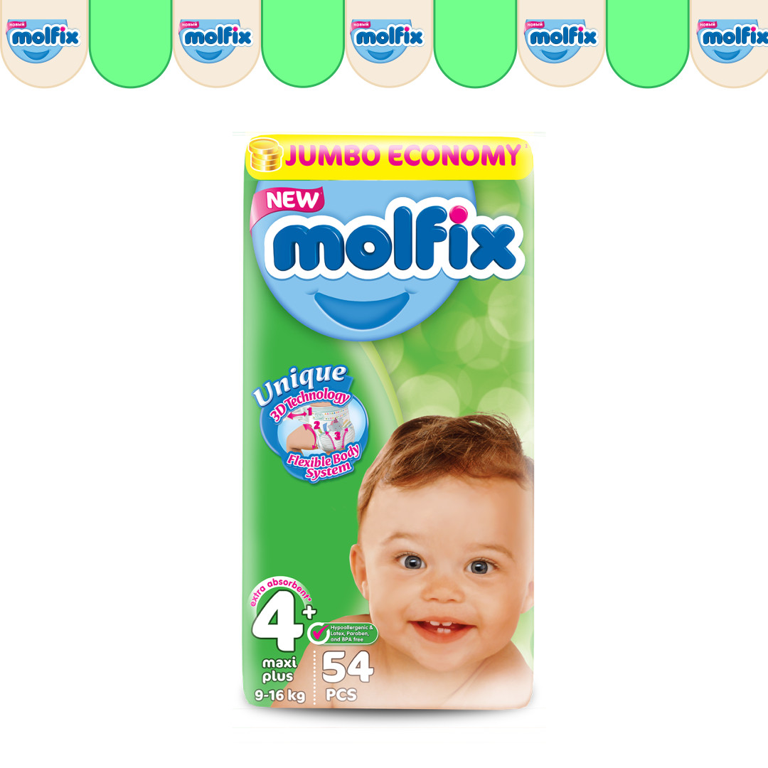 Трусики-подгузники Molfix №5 JUNIOR (11-18 кг), 48 шт