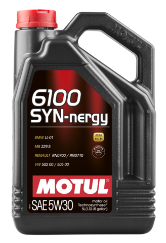 Моторное масло MOTUL 6100 SYN-NERGY 5W30 4л