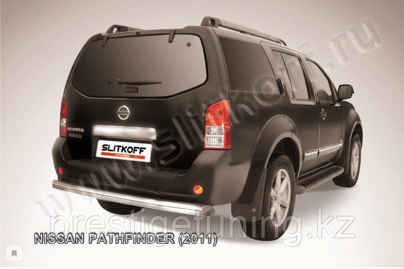 Защита заднего бампера d76 Nissan Pathfinder 2010-13