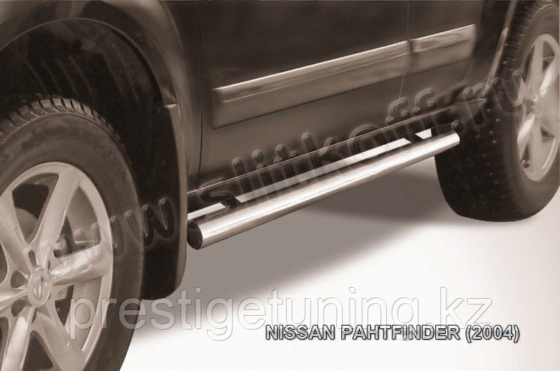 Защита порогов d76 труба Nissan Pathfinder R51 2005-10