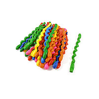 Воздушные шарики в форме спирали ВЕСЁЛАЯ ЗАТЕЯ 1111-0363 (Размер 80см, Латекс), фото 1