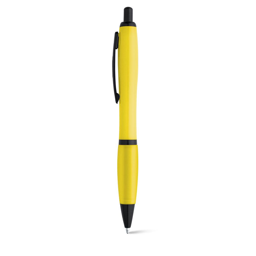 Шариковая ручка с зажимом из металла, FUNK Желтый