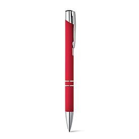 Алюминиевая шариковая ручка, BETA SOFT Красный
