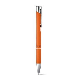 Алюминиевая шариковая ручка, BETA SOFT Оранжевый