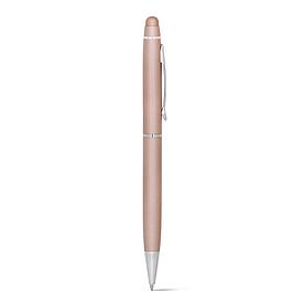 Шариковая ручка из металла с стилусом, JULIE Розовый