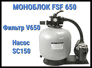 Фильтровальная установка Emaux FSF650 для бассейна (Производительность 15,3 м3/ч, моноблок)