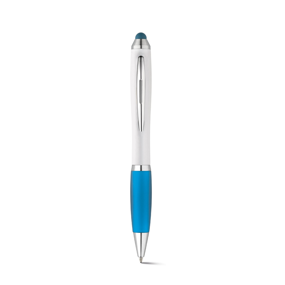 Шариковая ручка с зажимом из металла, SANS BK Голубой
