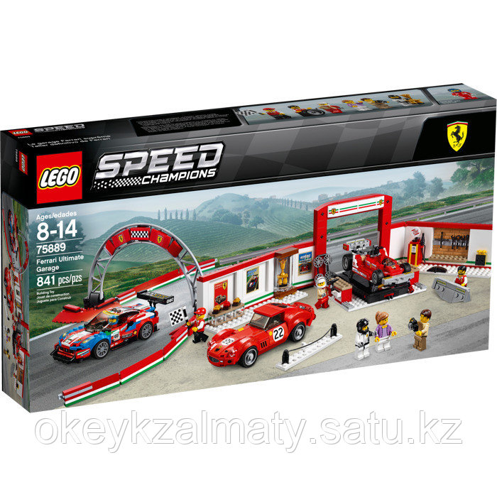 LEGO Speed Champions: Уникальный гараж Ferrari 75889