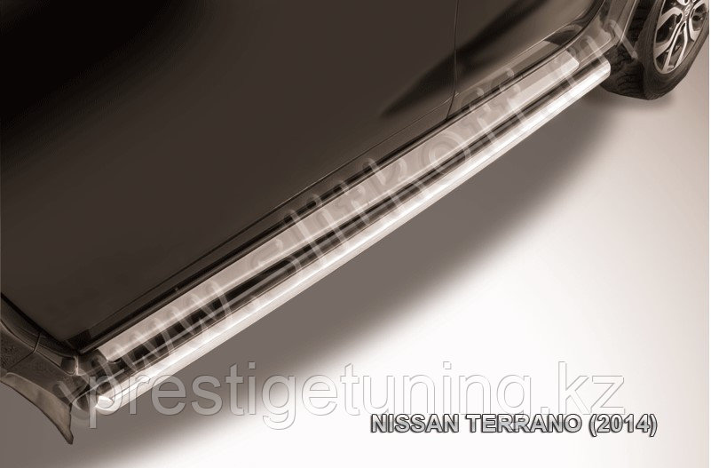 Защита порогов d57 труба Nissan Terrano 2014-