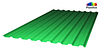 Профилированный поликарбонат, зелёный цвет, 0.8 мм