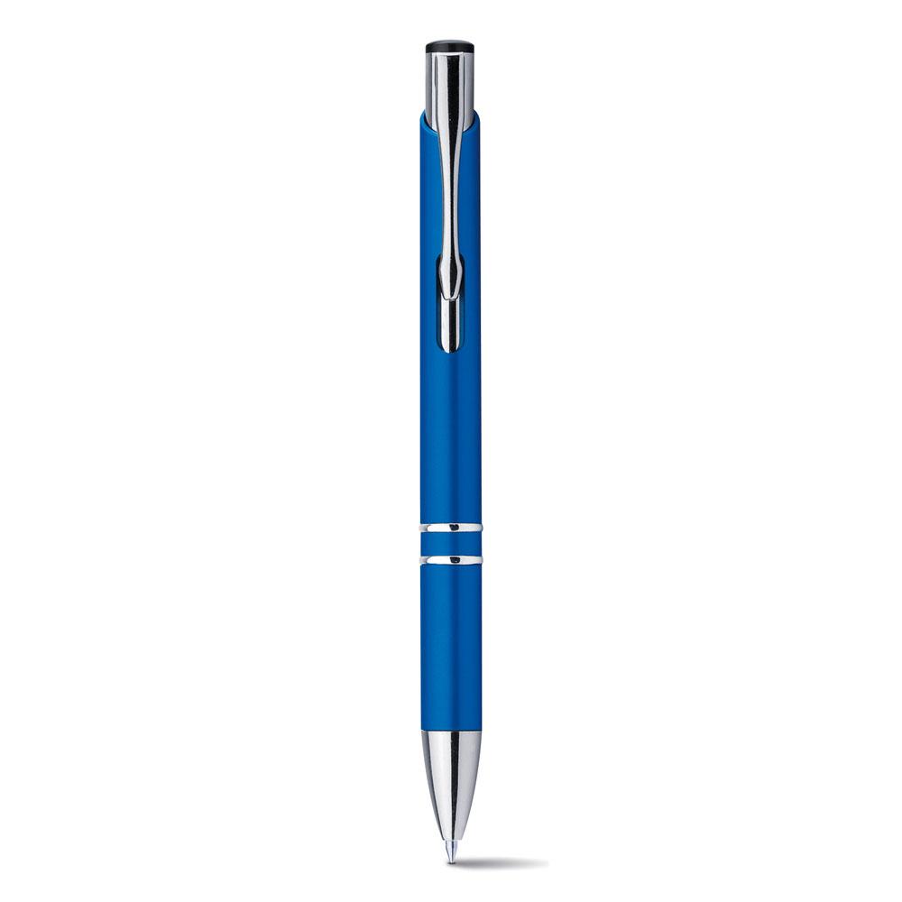 Шариковая ручка с зажимом из металла, BETA PLASTIC Синий