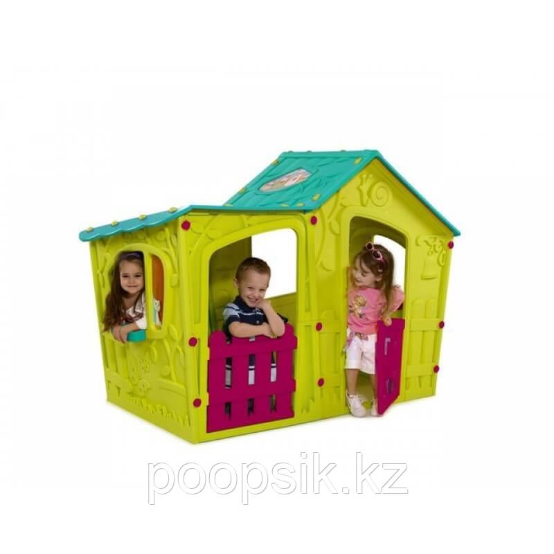 Детский игровой домик «Волшебная вилла» (зелено-бирюзовый) Keter
