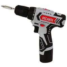 Дрель-шуруповерт аккумуляторная ДА-12-2Л Ресанта