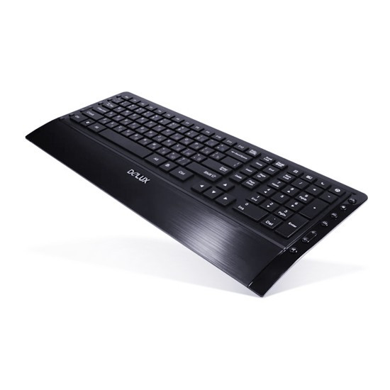 Клавиатура Delux DLK-1900UB (Black) - фото 2 - id-p65491000