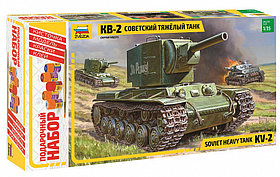 Сборная модель Советский тяжелый танк КВ-2, Подарочное издание, 1:35