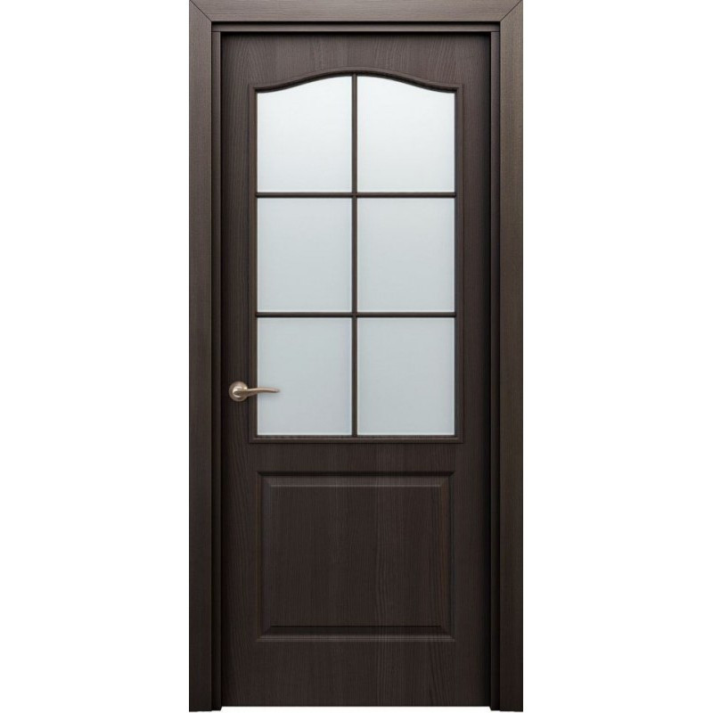 Дверь Палитра 11-4 Остекленное, Венге, 600 - фото 1 - id-p75402123
