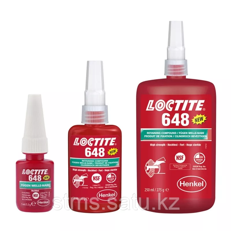 Фиксатор втулок и подшипников Loctite 648 (50мл)