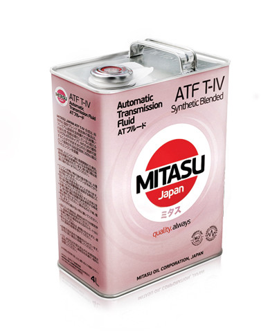 Трансмиссионное масло MITASU ATF T-IV 4литра - фото 1 - id-p75431278