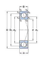 7005 CD/P4ADBA   подшипник  SKF