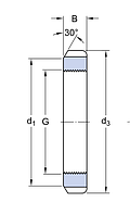 KM 12  стоп. гайка SKF