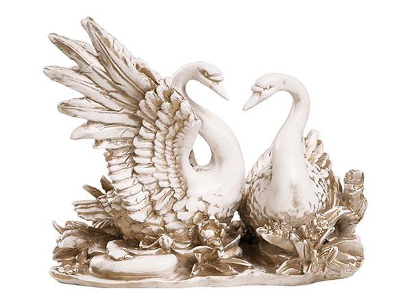 Royal Flame Статуэтка Лебеди RF1049 IV (Белая коллекция) - фото 2 - id-p75443357