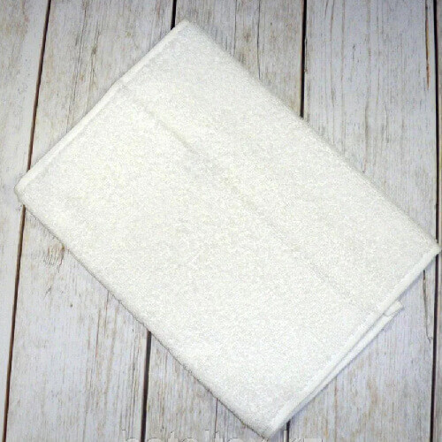 Белое махровое полотенце для рук - фото 1 - id-p66800446