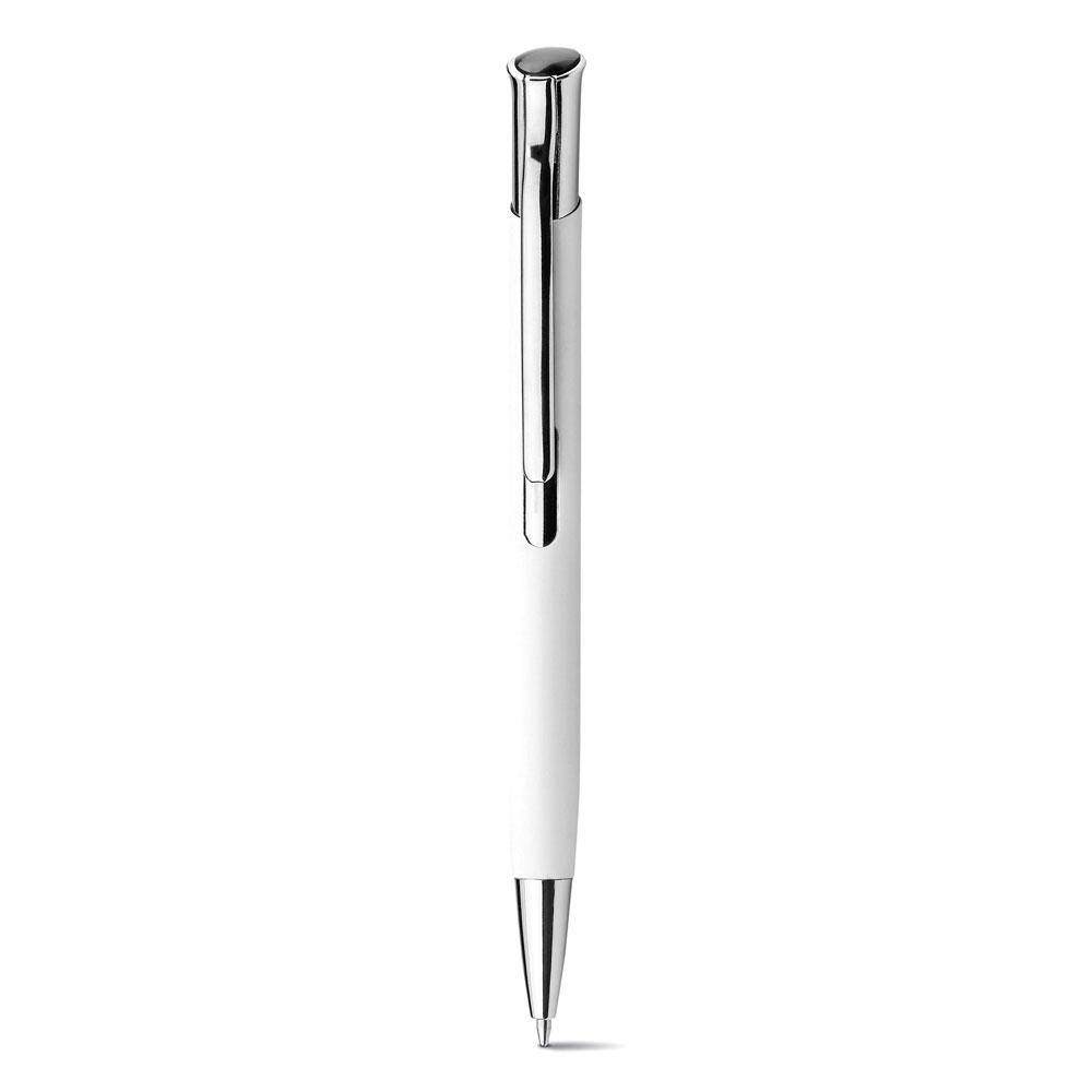 Алюминиевая шариковая ручка, OLAF SOFT Белый