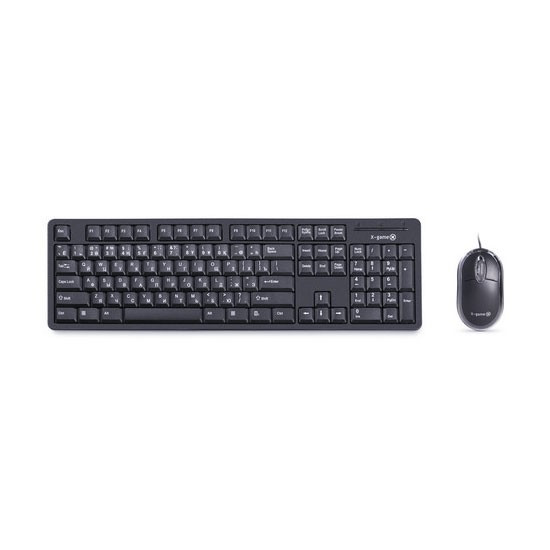 Комплект Клавиатура + Мышь X-Game XD-1100OUB (Black) - фото 1 - id-p65491029