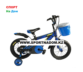 Велосипед Phoenix на 3-4 года с холостым ходом рама 14 (цвет-синий)