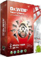 Антивирус Dr. Web Security Space  SILVER, 1 ПК / 2 года