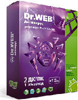 Dr.WEB Антивирус    2 ПК / 1 год