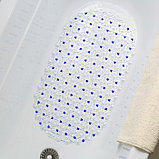 Коврик для ванны Доляна «Крапинка», 35×60 см, цвет МИКС, фото 2