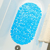 Коврик для ванны Доляна «Цветочки», 38×66 см, цвет МИКС, фото 2