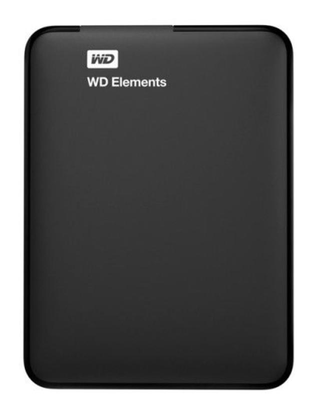 Внешний жесткий диск HDD диск Western Digital Elements Portable 1Tb Black (WDBMTM0010BBK-EEUE)