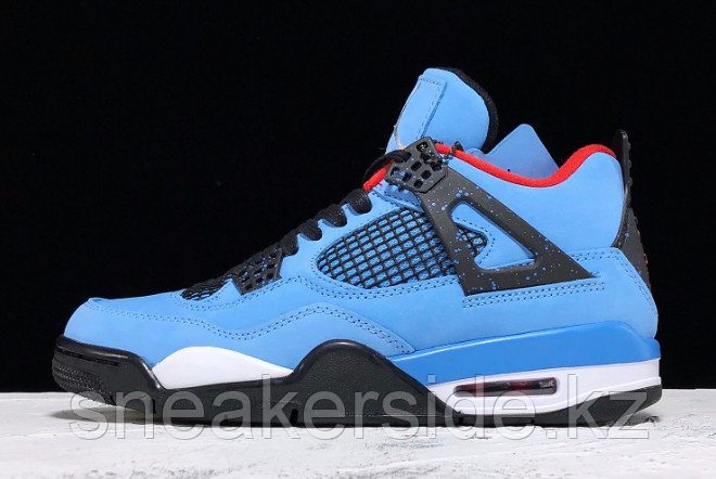 Кроссовки Travis Scott x Air Jordan 4 “Houston Oilers” (40-47), фото 1
