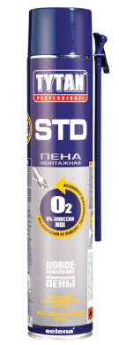 Пена Selena TYTAN СТД О2 (750 ml)