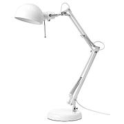 Лампа рабочая ФОРСО белый ИКЕА IKEA
