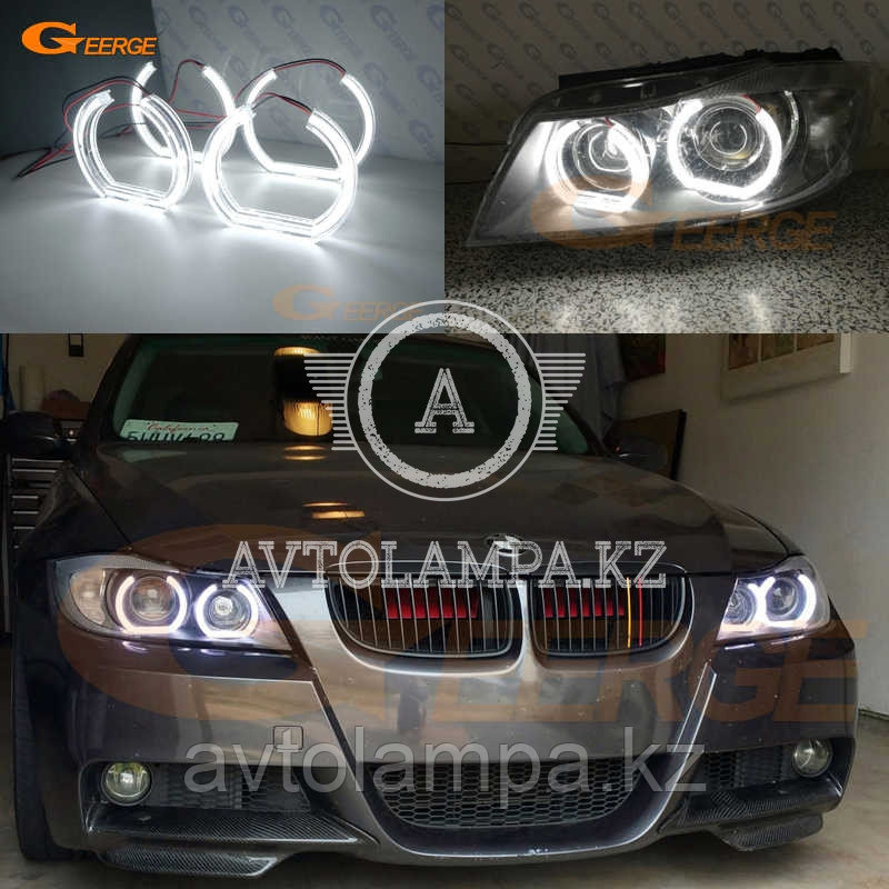 E90 Глаза Ангела BMW стиль гар-тия 6 мес (к-т) - фото 5 - id-p75505729