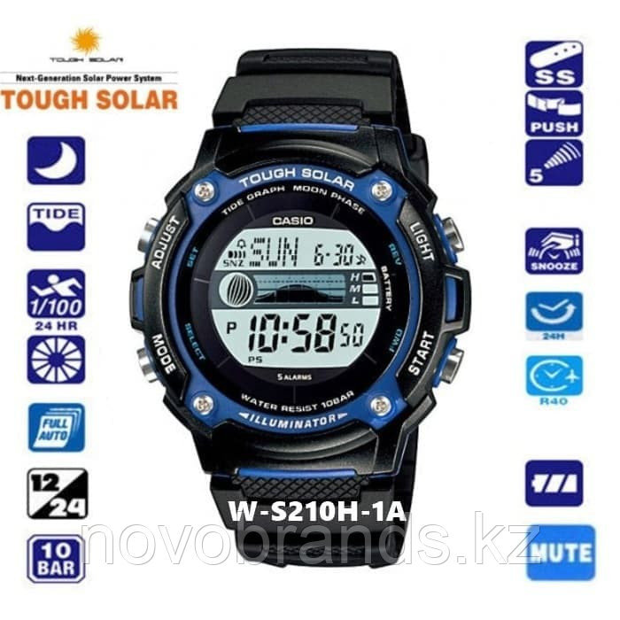 Спортивные часы Casio W-S210H-1AVEG - фото 7 - id-p75505794