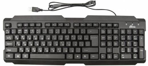 Клавиатура проводная RITMIX RKB-121 (Black)