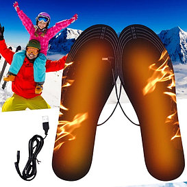 USB жылытылатын астарлар, аяқ киімге арналған қысқы жылытылатын электрлік астарлар (өлшемі 35-39)