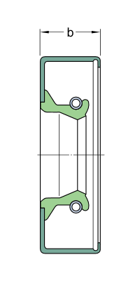 50X72X8 CRW1 R   Манжетное уплотнение SKF