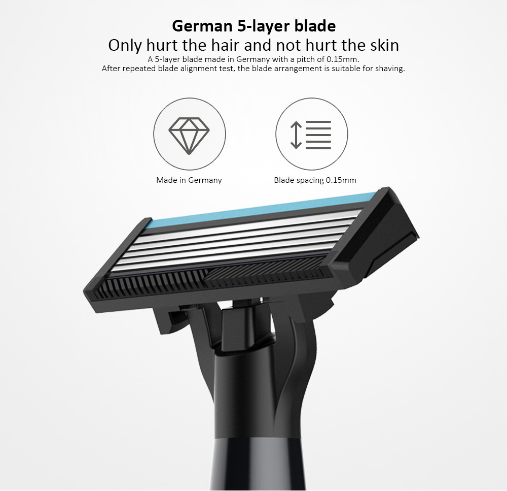 Набор для бритья Shaving set Xiaomi H300 (2 доп насадки) - фото 4 - id-p71213633
