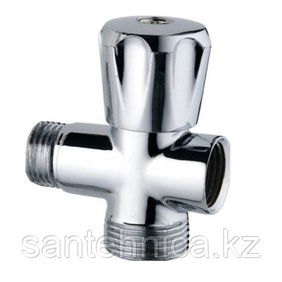 Вентиль-тройник бытовой для ст/маш 1/2"*3/4"*1/2" TIM (1/50): продажа ...