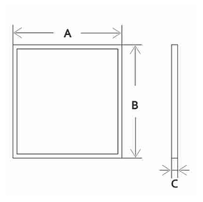 LED ДВО GAMA 35W 2800Lm 595x595х9 6500K IP20 MEGALIGHT, фото 2